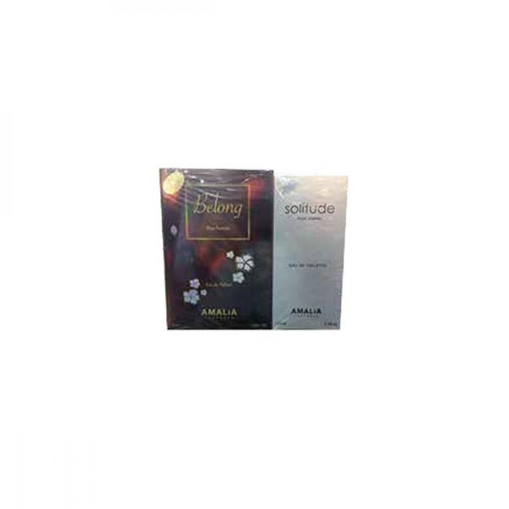 Amalia Perfume EDT Solitude 100ml + Belong 50ml