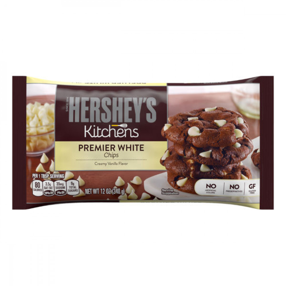 HERSHEY'S PREMIER WHITE CHIPS 340 GM