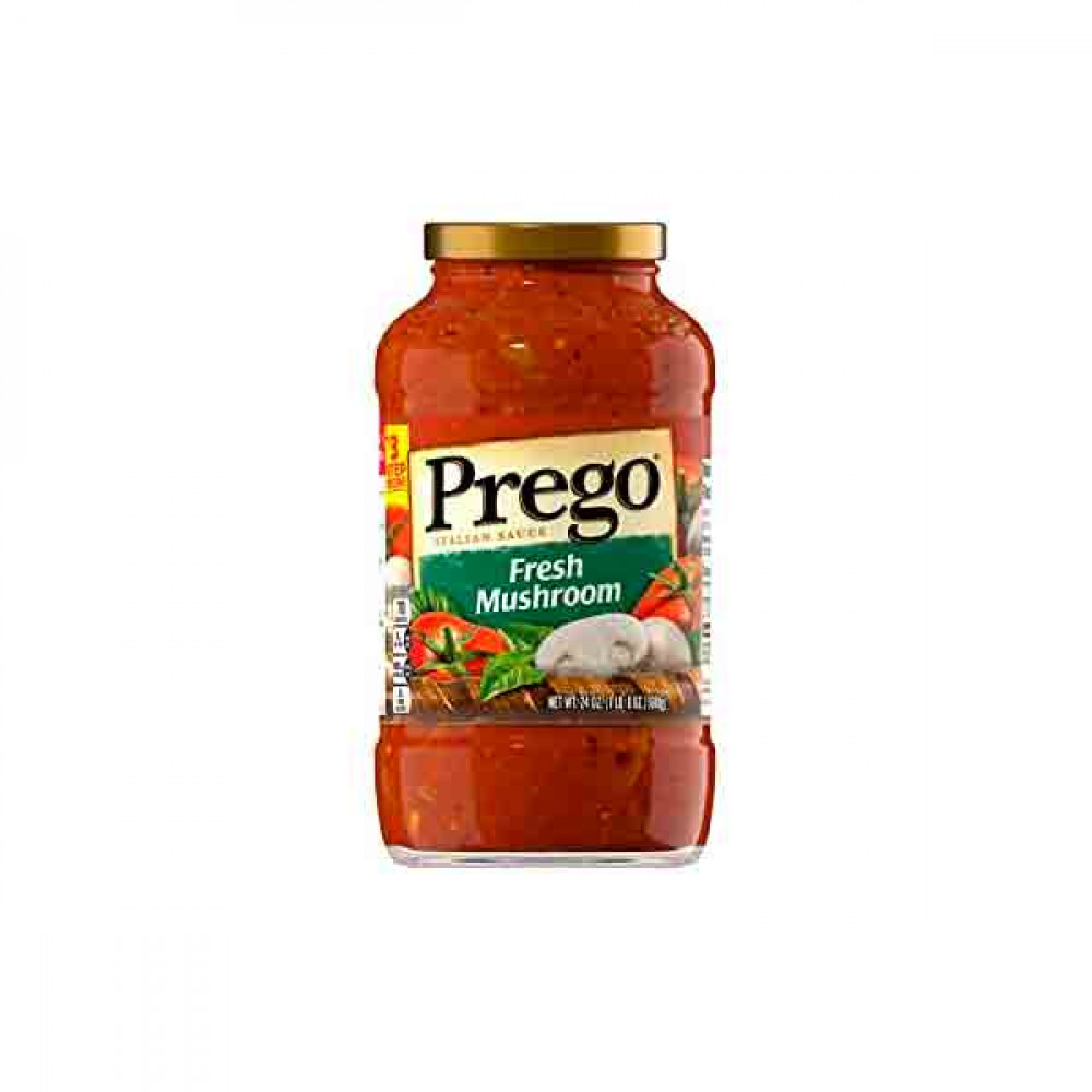 PREGO FRESH MUSHROOM PASTA SAUCE 14 OZ PREGO FRESH MUSHROOM PASTA SAUCE 14 OZ
