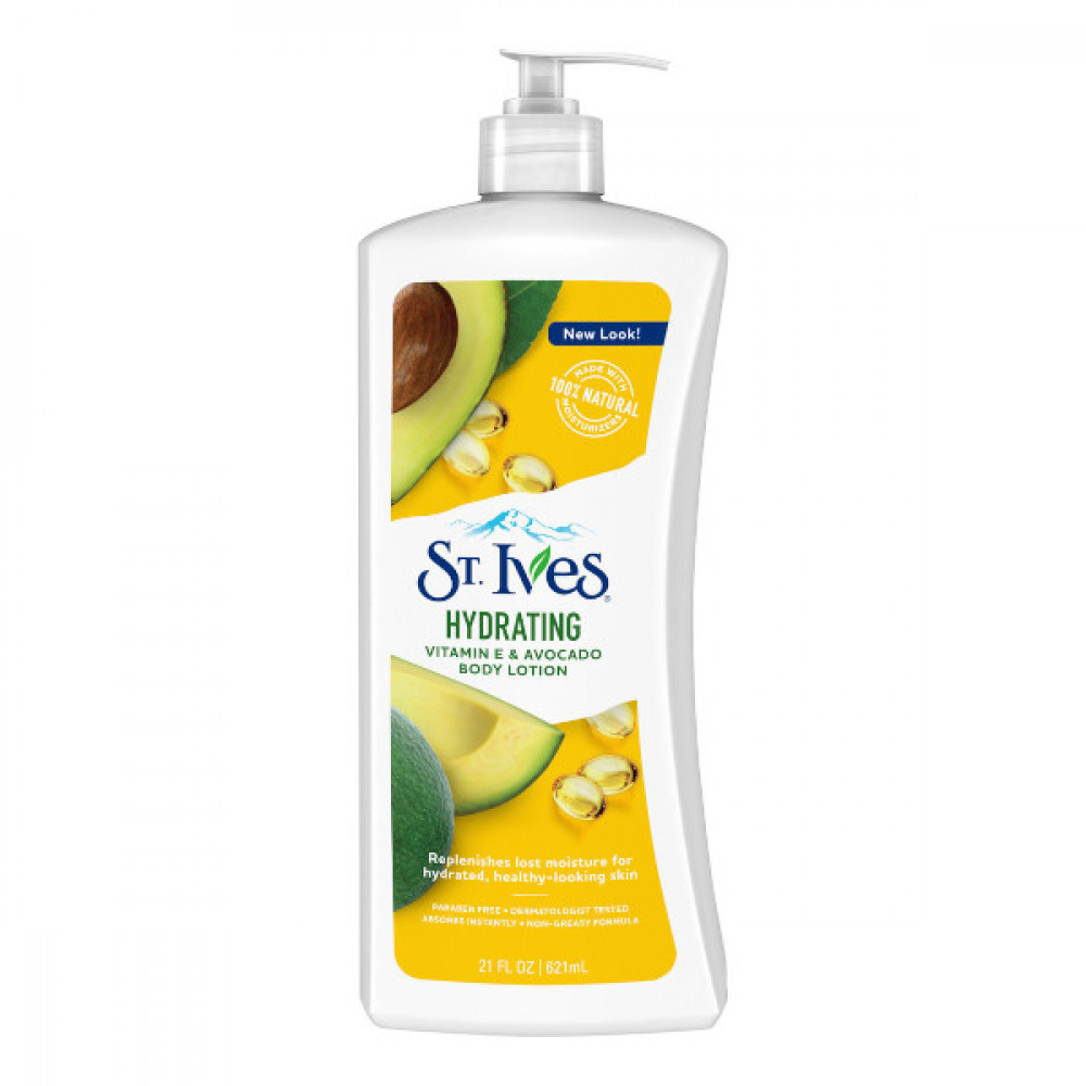St Ives Hydrating Body Lotion with Vitamin E & Avocado 621ml 