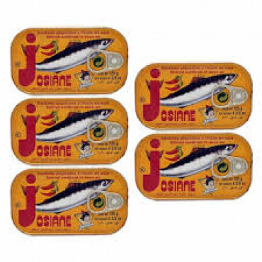 Josiane Sardine In Oil 125Gm (4+1Free)