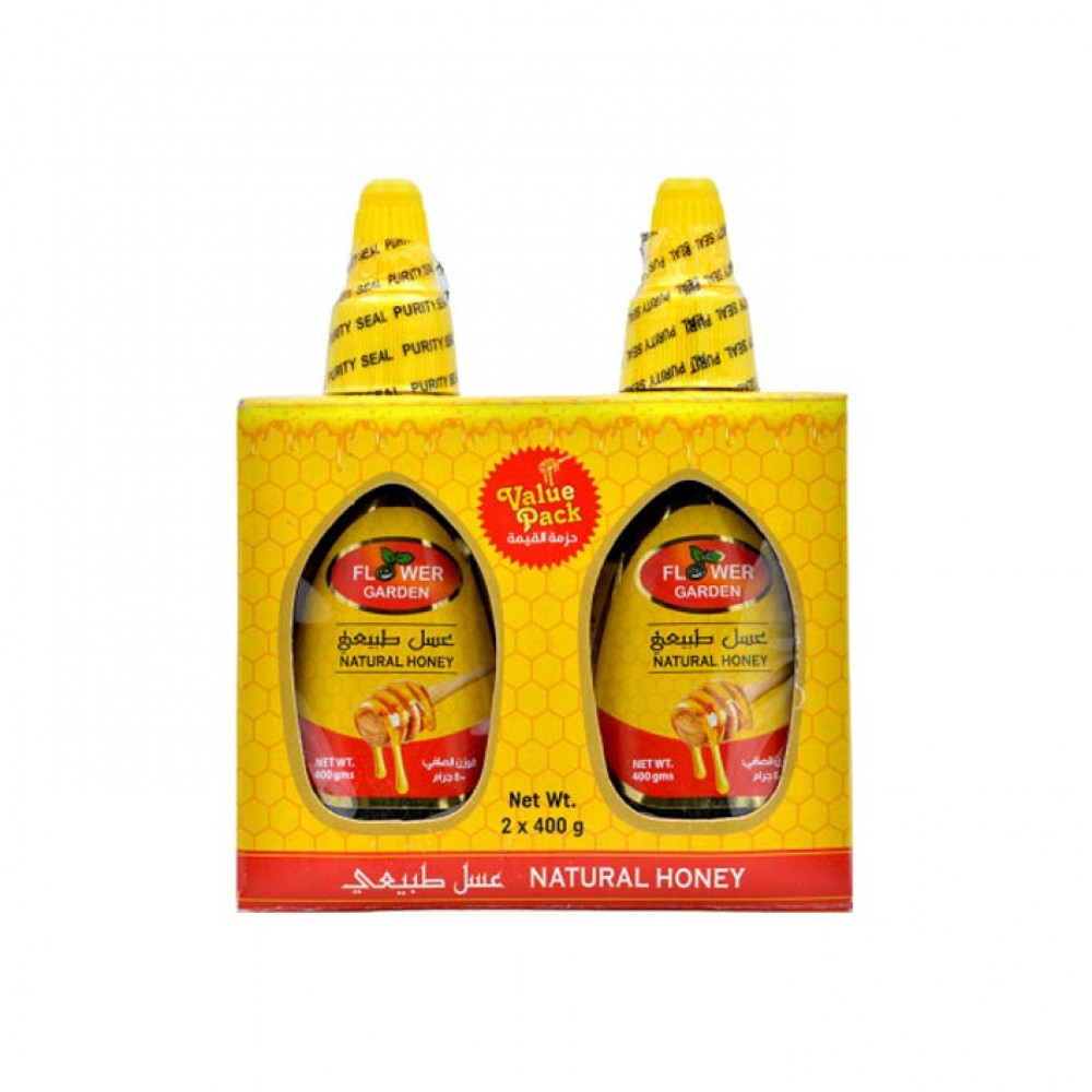 Flower Garden Natural Honey 2 X 400 Gm Flower Garden Natural Honey 2 X 400 Gm