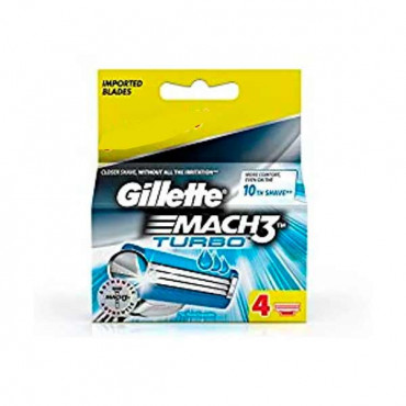 Gillette Blade Mach 3 Turbo 4s 