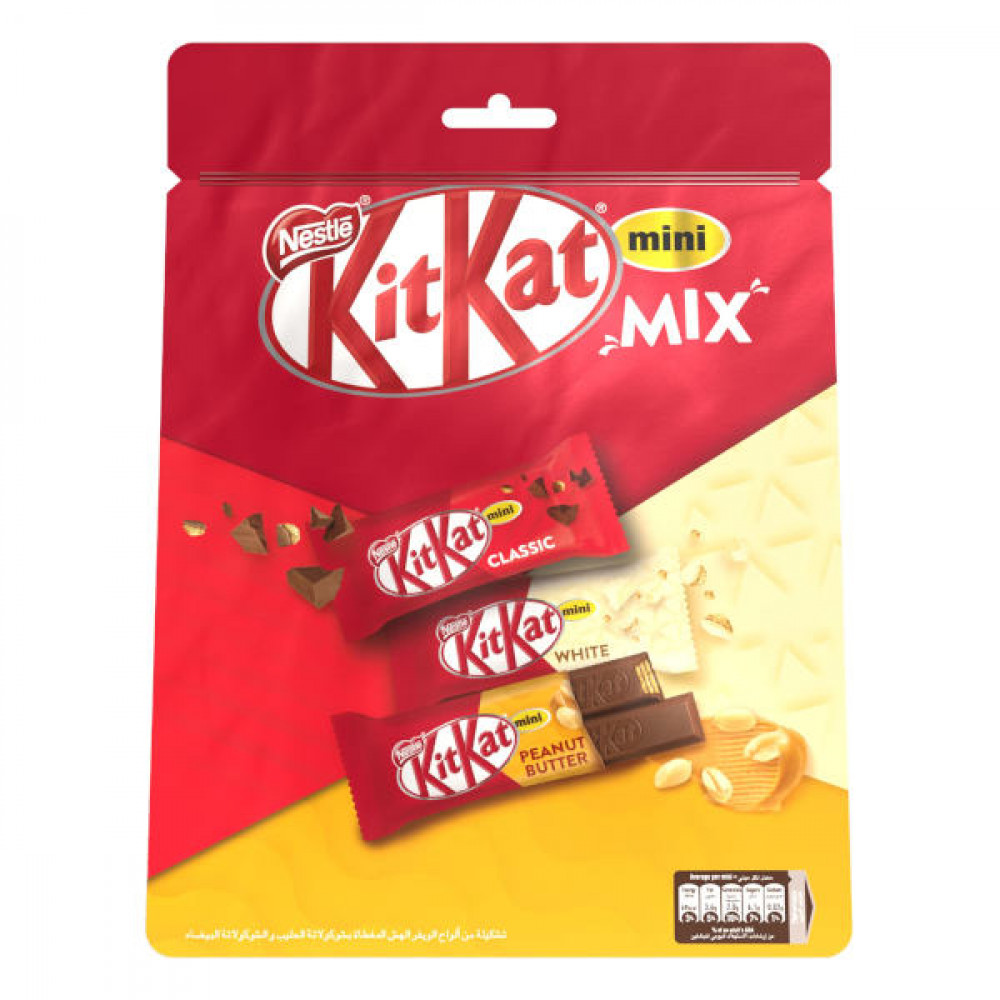 Nestle KitKat Mini Mix Chocolate Wafers 188gm  Nestle KitKat Mini Mix Chocolate Wafers 188gm