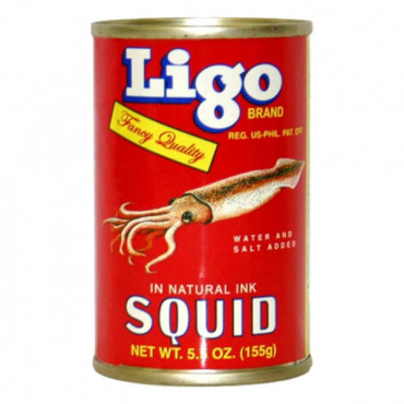 Ligo Squid in Natural Ink 155gm 