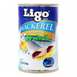 Ligo Mackerel in Natural Oil 155gm