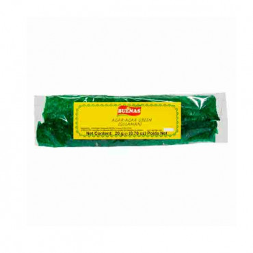 Buenas Agar Agar Gulaman Green 0.70oz 