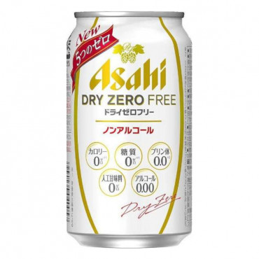 Asahi Dry Zero Free Non-alcoholic Beverage 350ml 