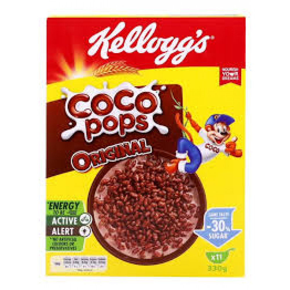 Kelloggs Coco Pops 330Gm Kelloggs Coco Pops 330Gm
