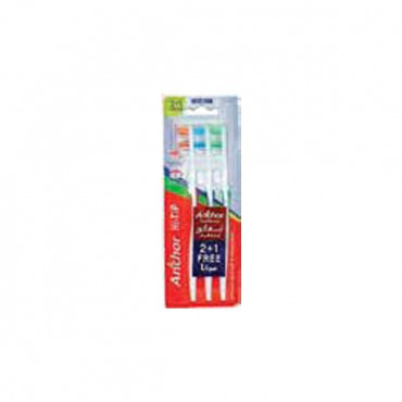 Anchor Hi-Tip Medium Tooth Brush 2+1 Free 