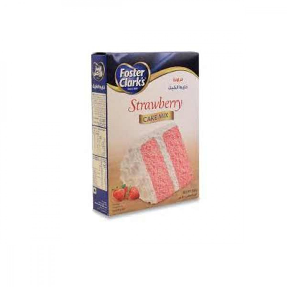 Foster Clark Cake Mix Strawberry 500gm  Foster Clark Cake Mix Strawberry 500gm