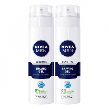 Nivea Men Shaving Gel Sensitive 2 x 200ml 