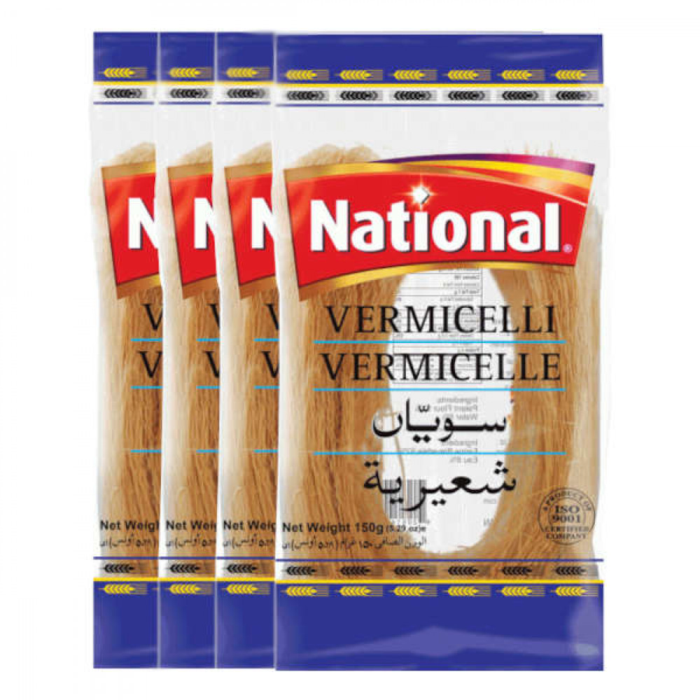 National Vermicelli 4 x 150gm  National Vermicelli 4 x 150gm