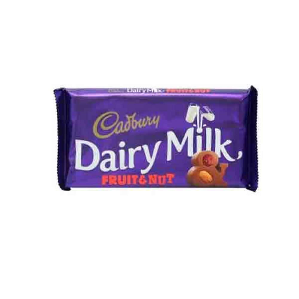 Cadbury Dairy Milk Chocolate Fruit & Nut 230gm  Cadbury Dairy Milk Chocolate Fruit & Nut 230gm