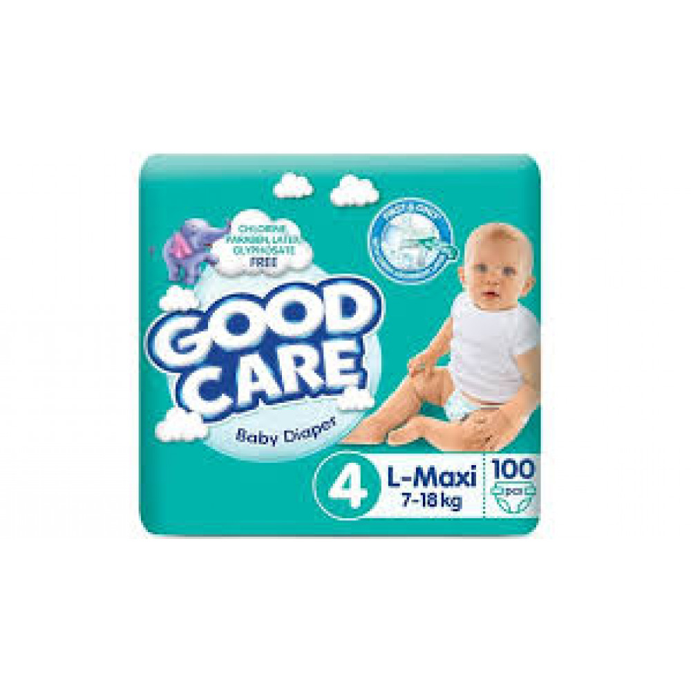 Goodcare Baby Diaper Large 7-18 Kg 100 S