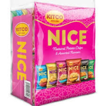 NICE CHIPS ASTD BAG 19 X 22GM
