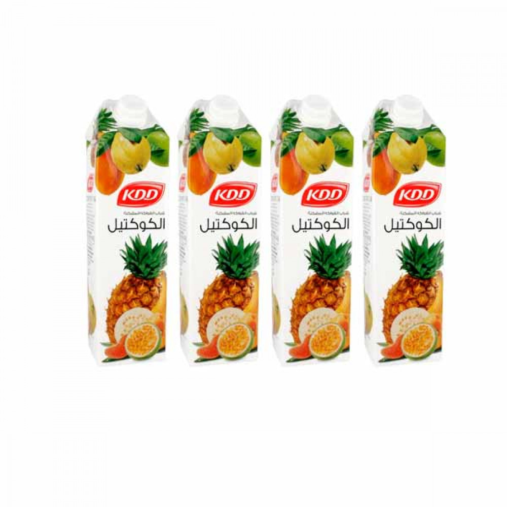 KDD Cocktail Juice 4 x 1Ltr 