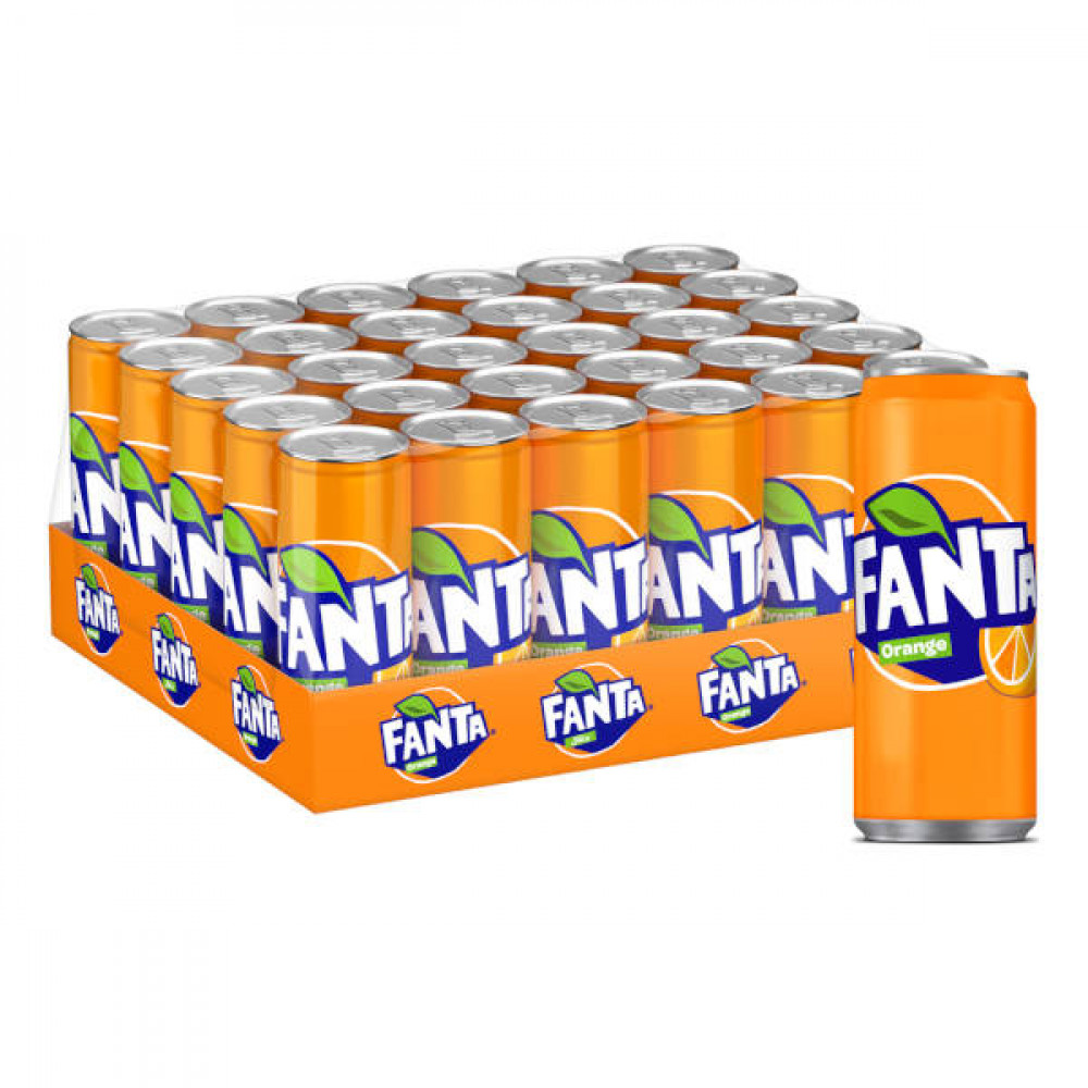 Fanta Soft Drink Orange 30 x 250ml 