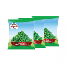 Al Ahram - Frozen Okra Mumtaza 3x400 gm