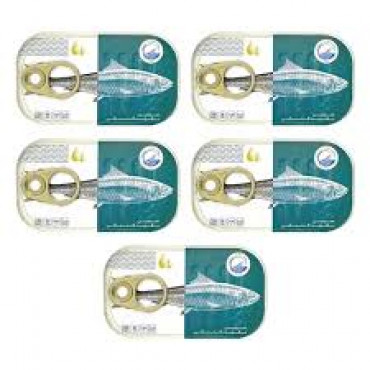 Oceana Sardine In Vegetable Oil  5 ×125 Gm