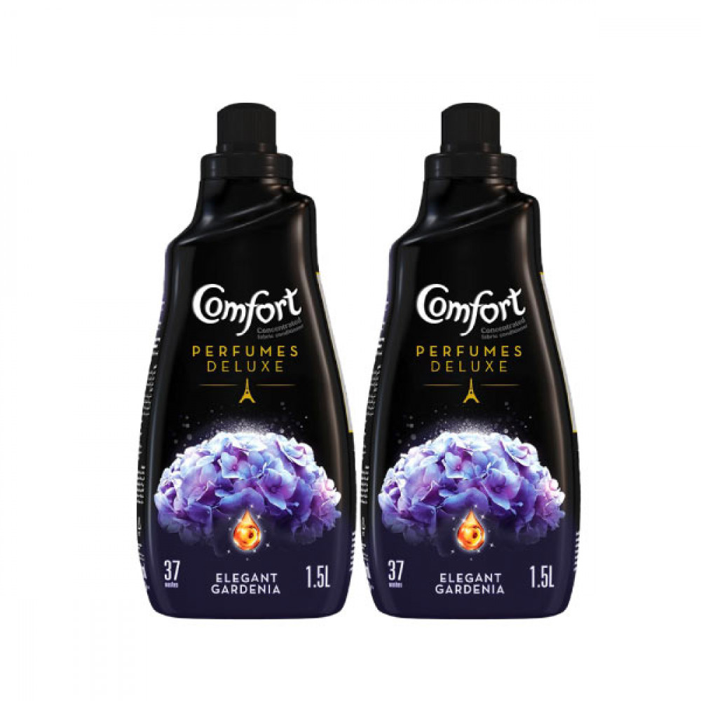 Comfort Concentrate Perfumes Deluxe Elegant Gardenia 2 x 1.5Ltr  Comfort Concentrate Perfumes Deluxe Elegant Gardenia 2 x 1.5Ltr