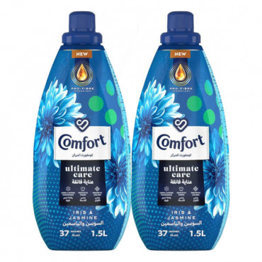 Comfort Ultimate Care Fabric Softener Iris & Jasmine 2 x 1.4Ltr 