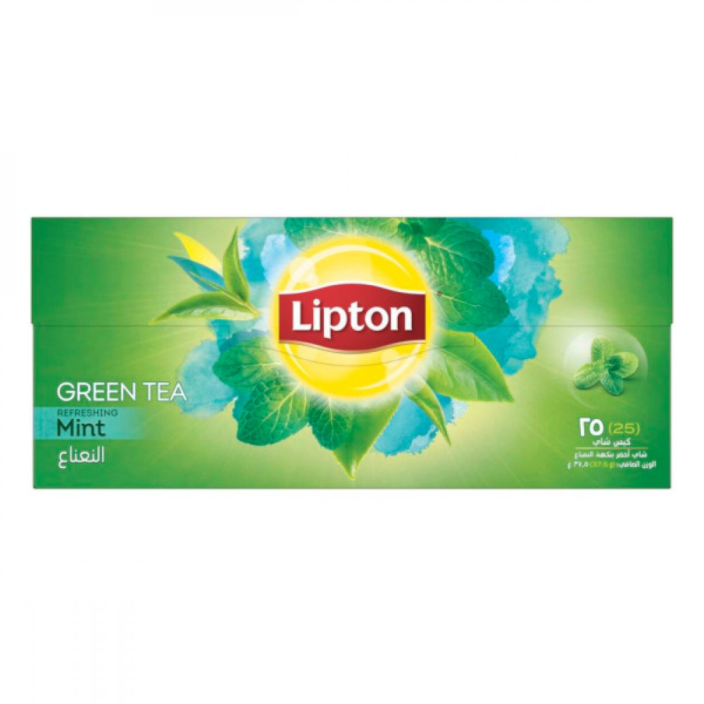 Buy Lipton Herbal Mint Green Tea Bags