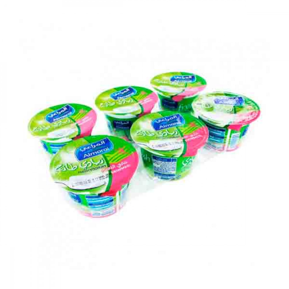 Almrai Fresh Yoghurt Skimmed 6 x 170gm  Almrai Fresh Yoghurt Skimmed 6 x 170gm
