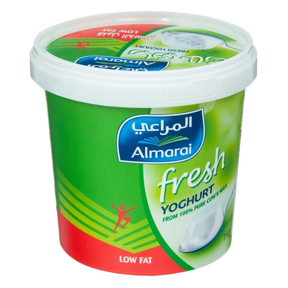 Almarai Plain Yoghurt Low Fat 1Kg  Almarai Plain Yoghurt Low Fat 1Kg