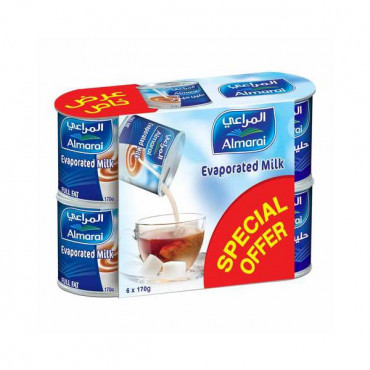 Almarai Evaporated Milk 6 x 170gm 