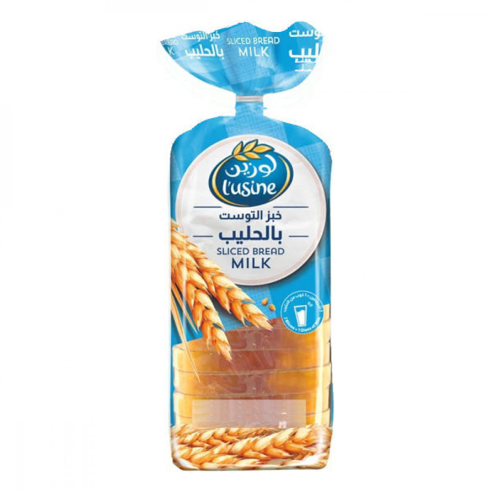Lusine Milk Bread 600gm  Lusine Milk Bread 600gm