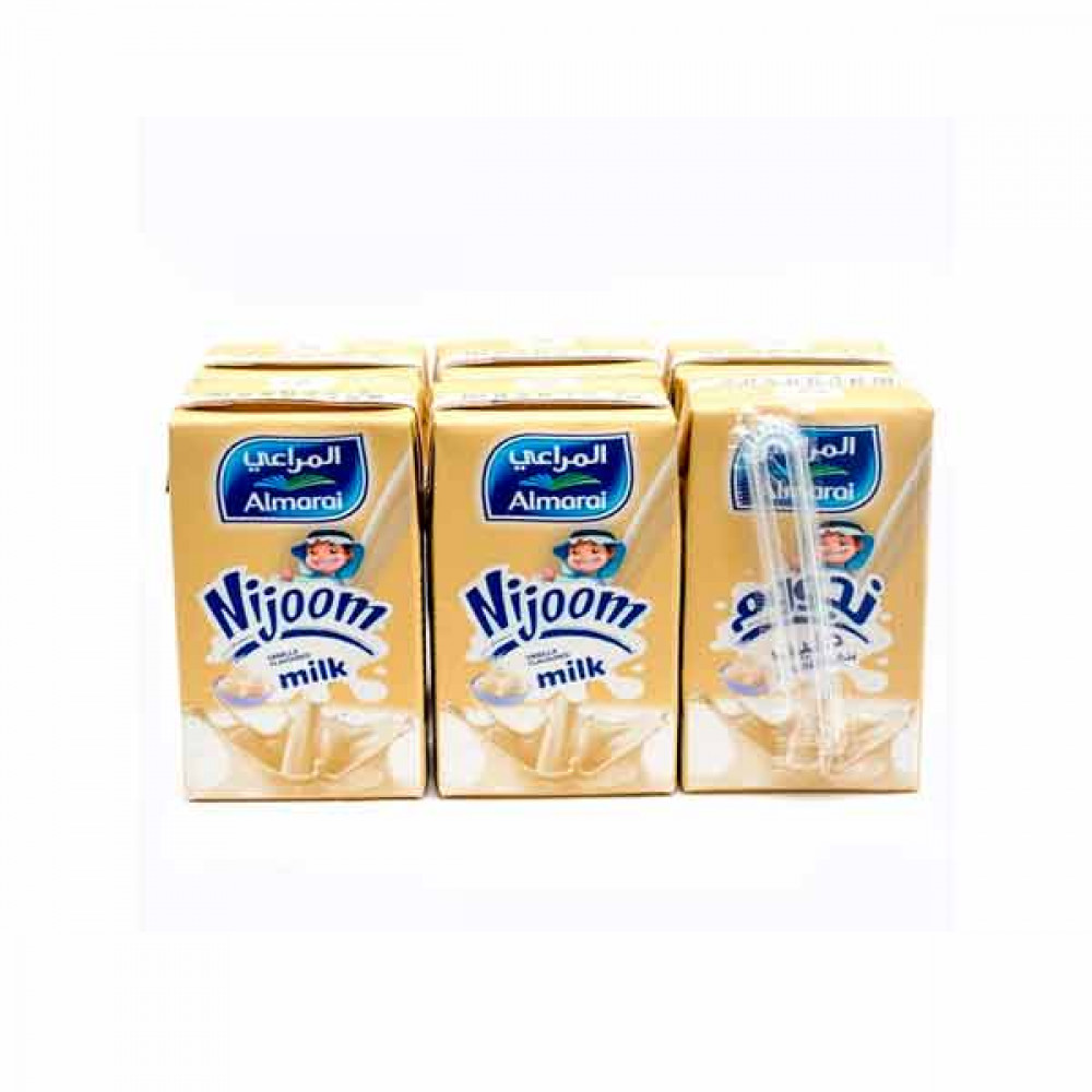 Almarai Nijoom Uht Milk Vanilla 6 x 150ml  Almarai Nijoom Uht Milk Vanilla 6 x 150ml