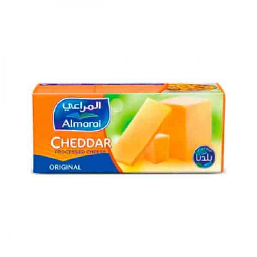 Almarai Cheddar Processed Cheese Low Fat 454gm  Almarai Cheddar Processed Cheese Low Fat 454gm