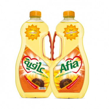 Afia Sunflower Oil 2 x 1.5Ltr 