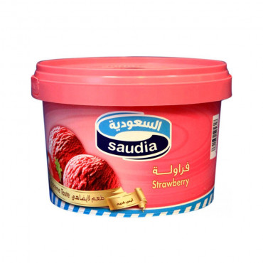 SAUDIA STRAWBERRY ICE CREAM 2LTR