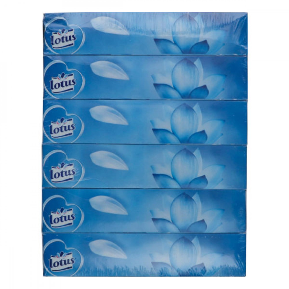 Lotus Facial Tissue 6 x 90 Sheets 