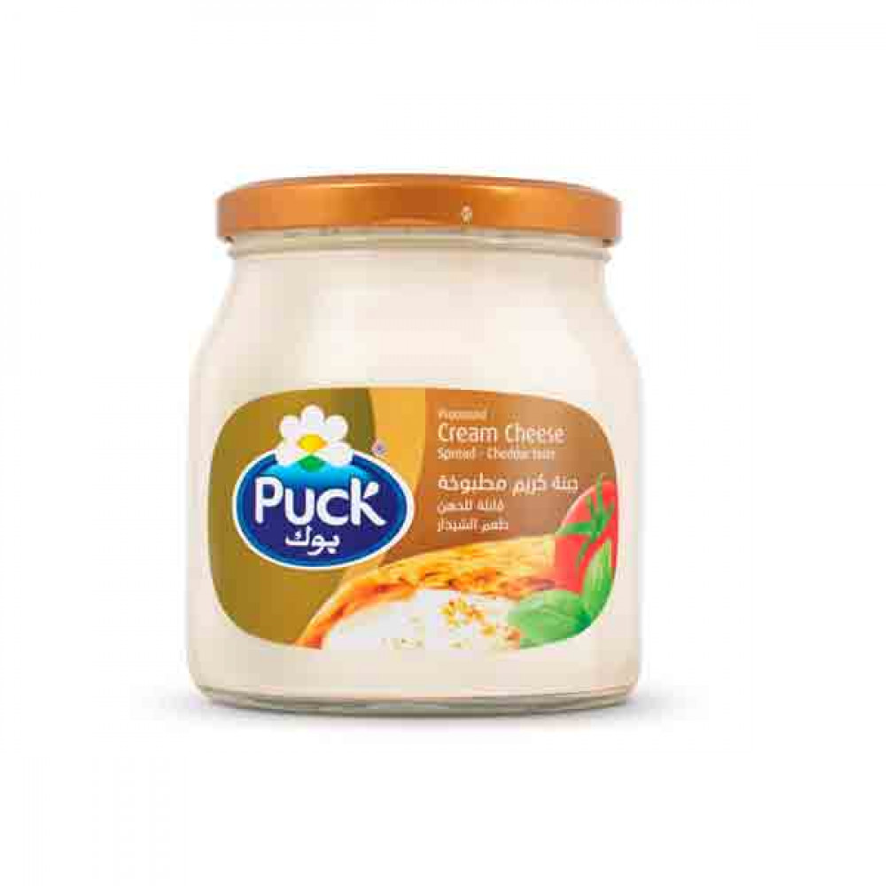 Puck Cream Cheese Spread Cheddar 500gm