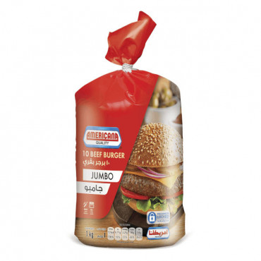 Americana 10 Beef Burger Jumbo 1Kg 