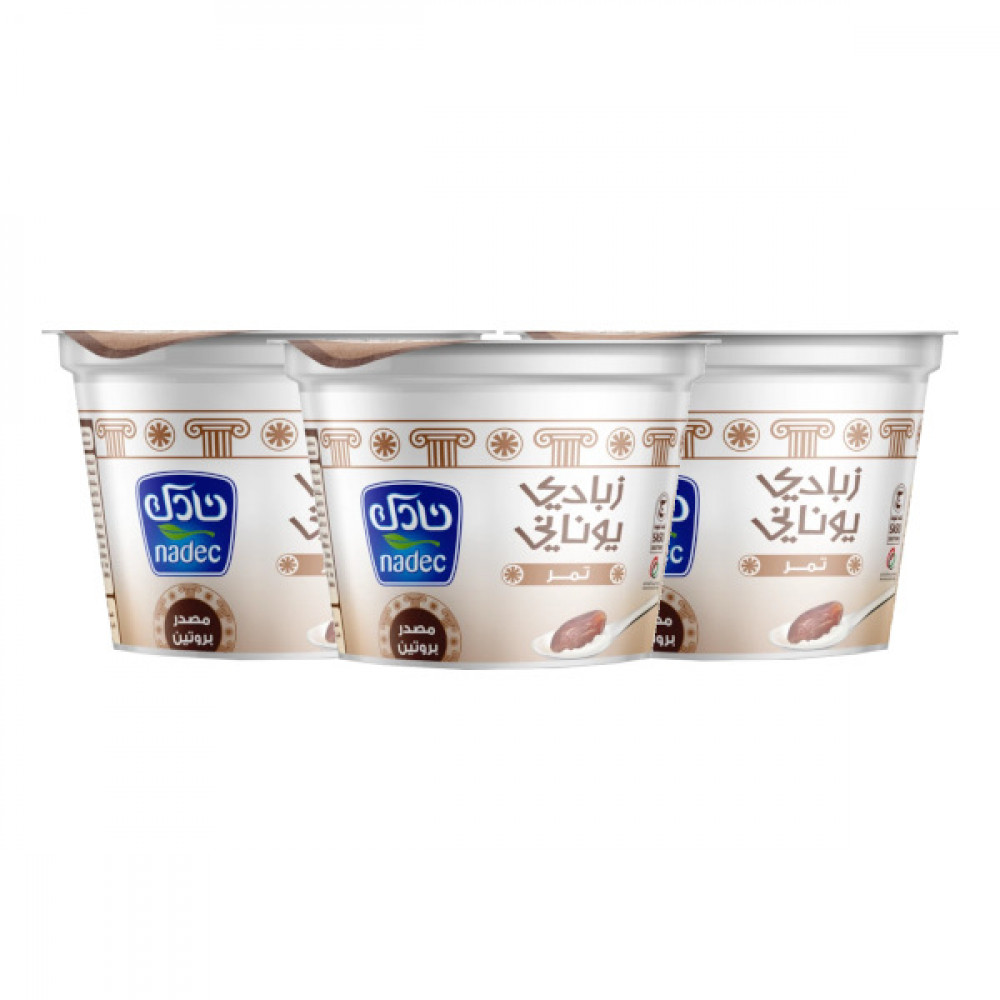 Nadec Greek Yogurt Dates 160gm 2 + 1 Free 