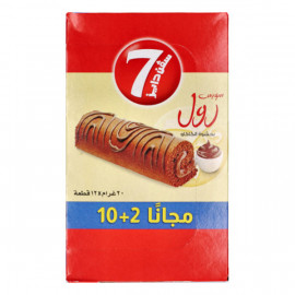 7 Days Swiss Roll with Cocoa Cream 12 x 20gm