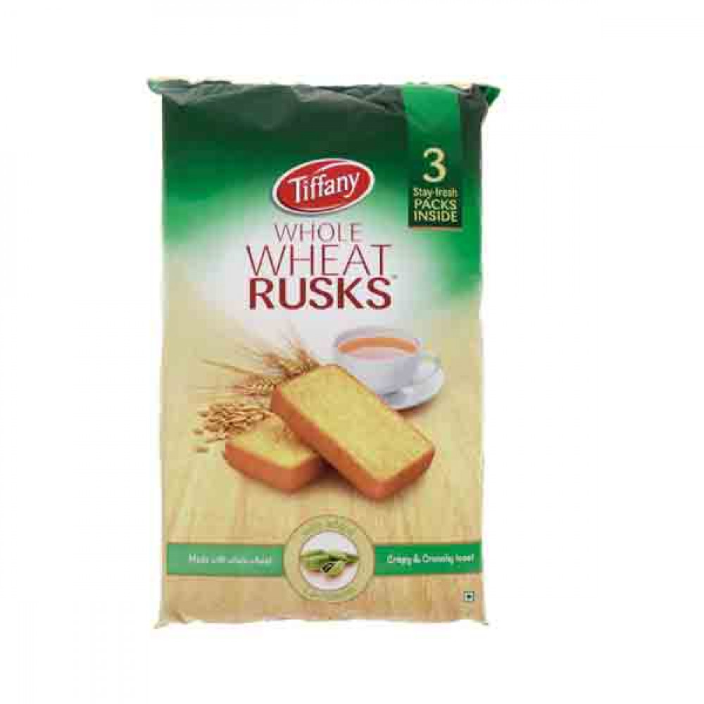 Tiffany Whole Wheat Rusks 335gm  Tiffany Whole Wheat Rusks 335gm