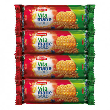 Britannia Vita Marie Gold Biscuits 140gm 3+1 Free 