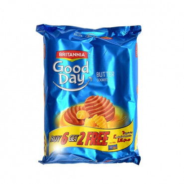 Britannia Good Day Butter Cookies 81gm 6 + 2 Free 