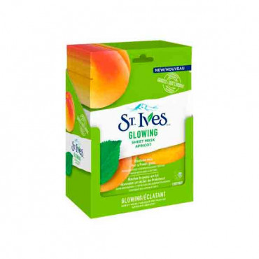 St.Ives Glowing Sheet Mask Apricot 8s 