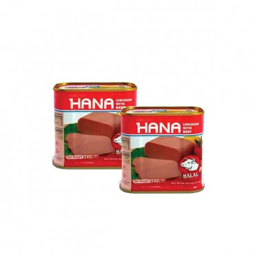 Hana Beef Luncheon Meat 2 x 340gm 