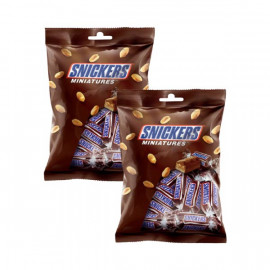 Snickers Miniatures Chocolate 2 x 150gm