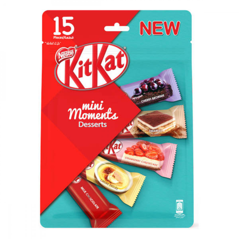 Nestle KitKat Mini Moments Desserts 255gm  Nestle KitKat Mini Moments Desserts 255gm