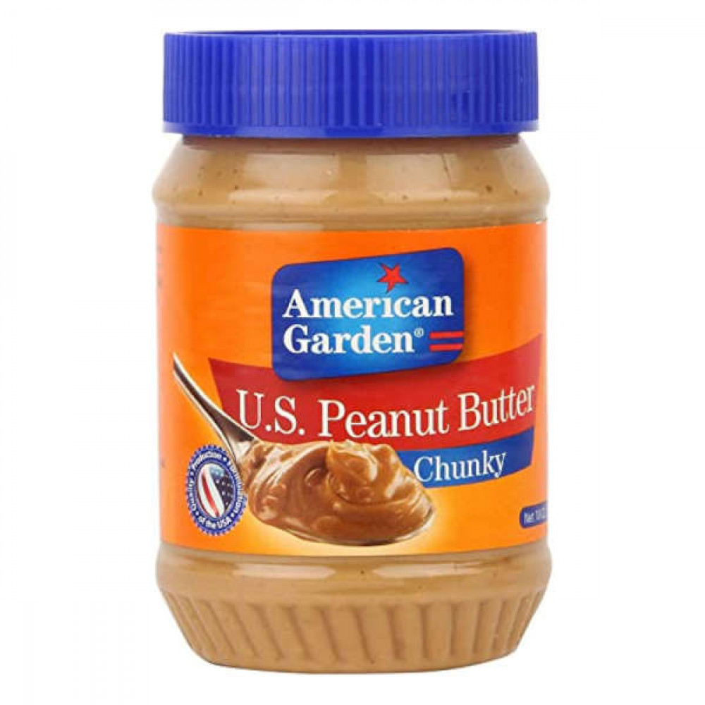 American Garden US Peanut Butter Chunky 454gm 