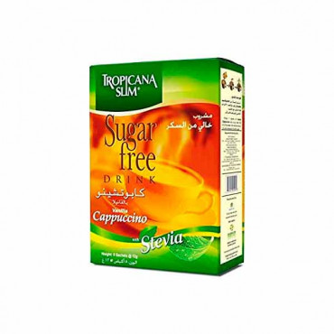 Tropicana Slim Cappuccino Vanila Drink With Stevia 96gm 