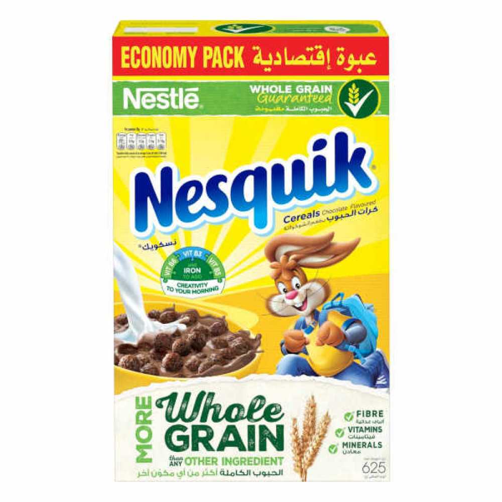 Nestle Nesquik Cereals Chocolate Flavoured 625gm  Nestle Nesquik Cereals Chocolate Flavoured 625gm